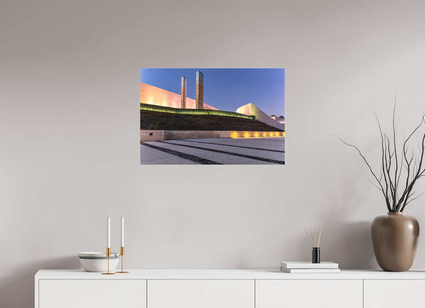 75 x 50 cm, Fine art em Metacrilato - sem moldura Linhas e Curvas