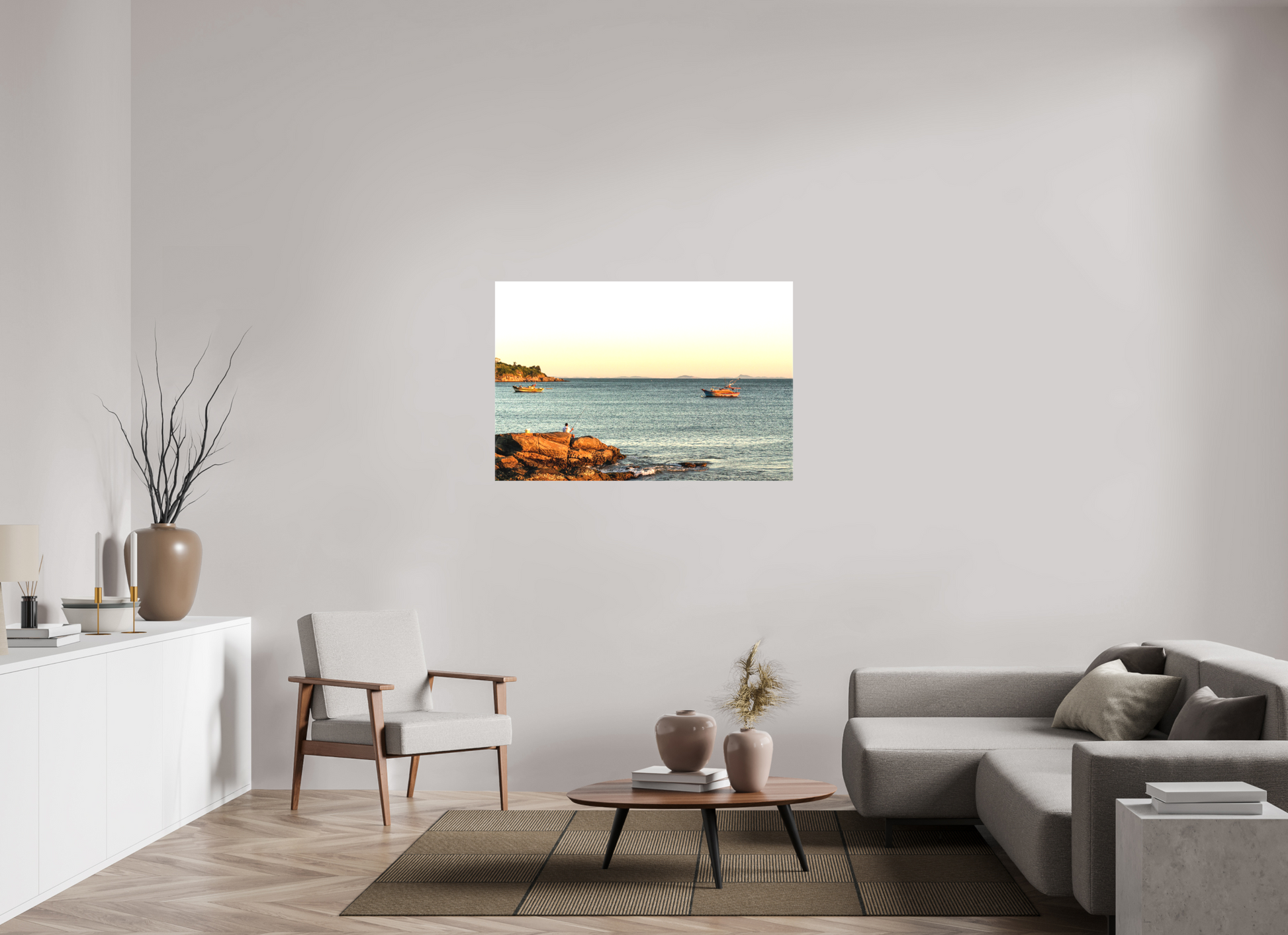 120 x 80 cm, Canva - sem moldura O Pescador
