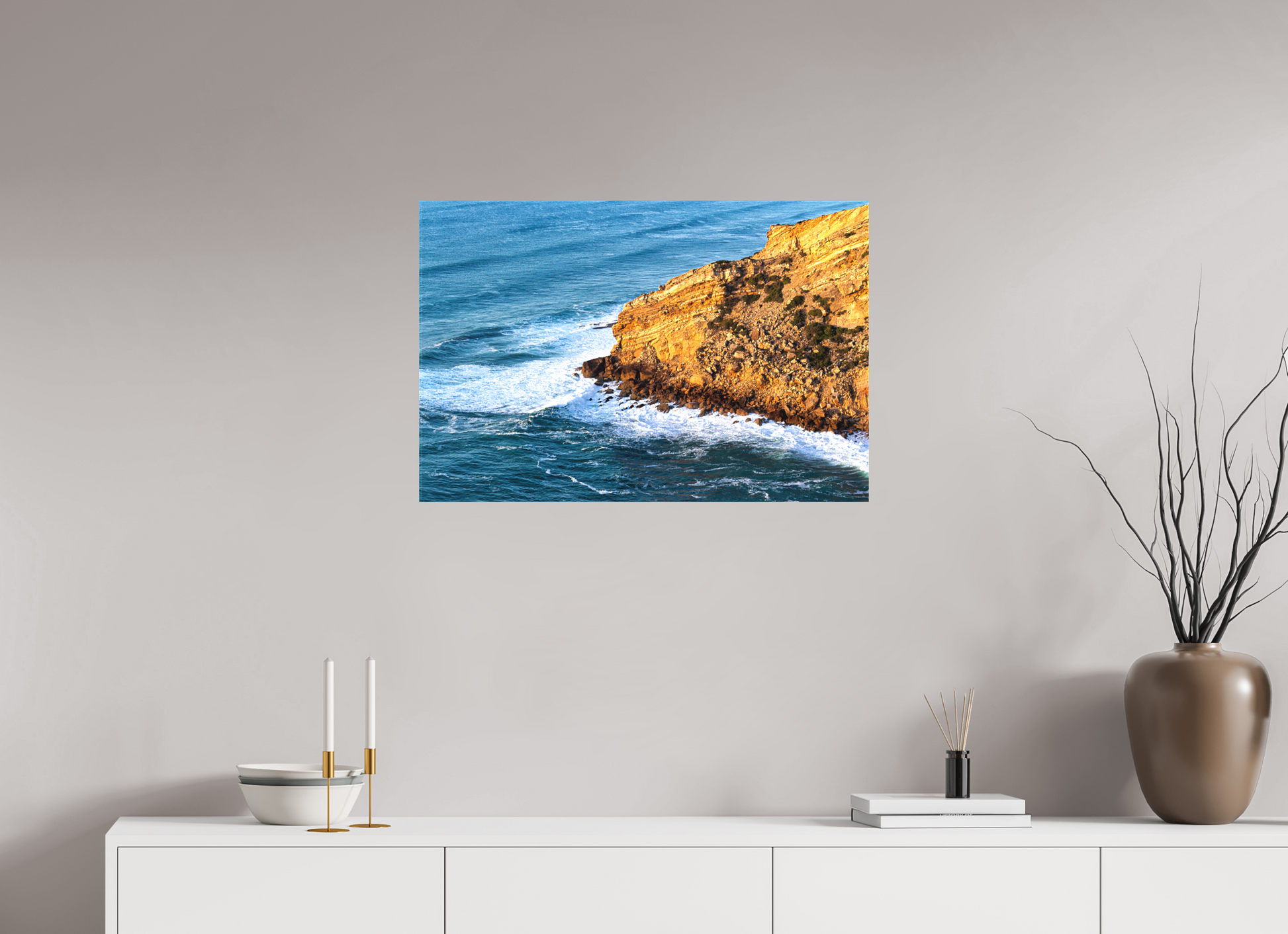 75 x 50 cm, Canva - sem moldura A rocha