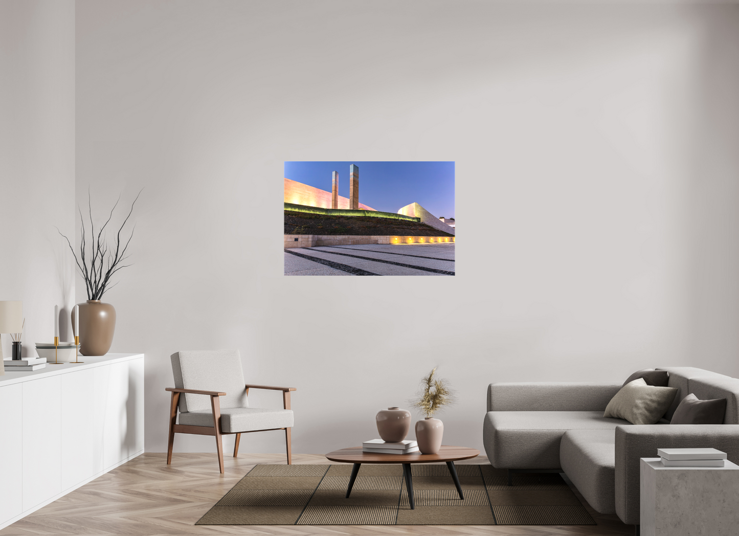 120 x 80 cm, Canva - sem moldura Linhas e Curvas